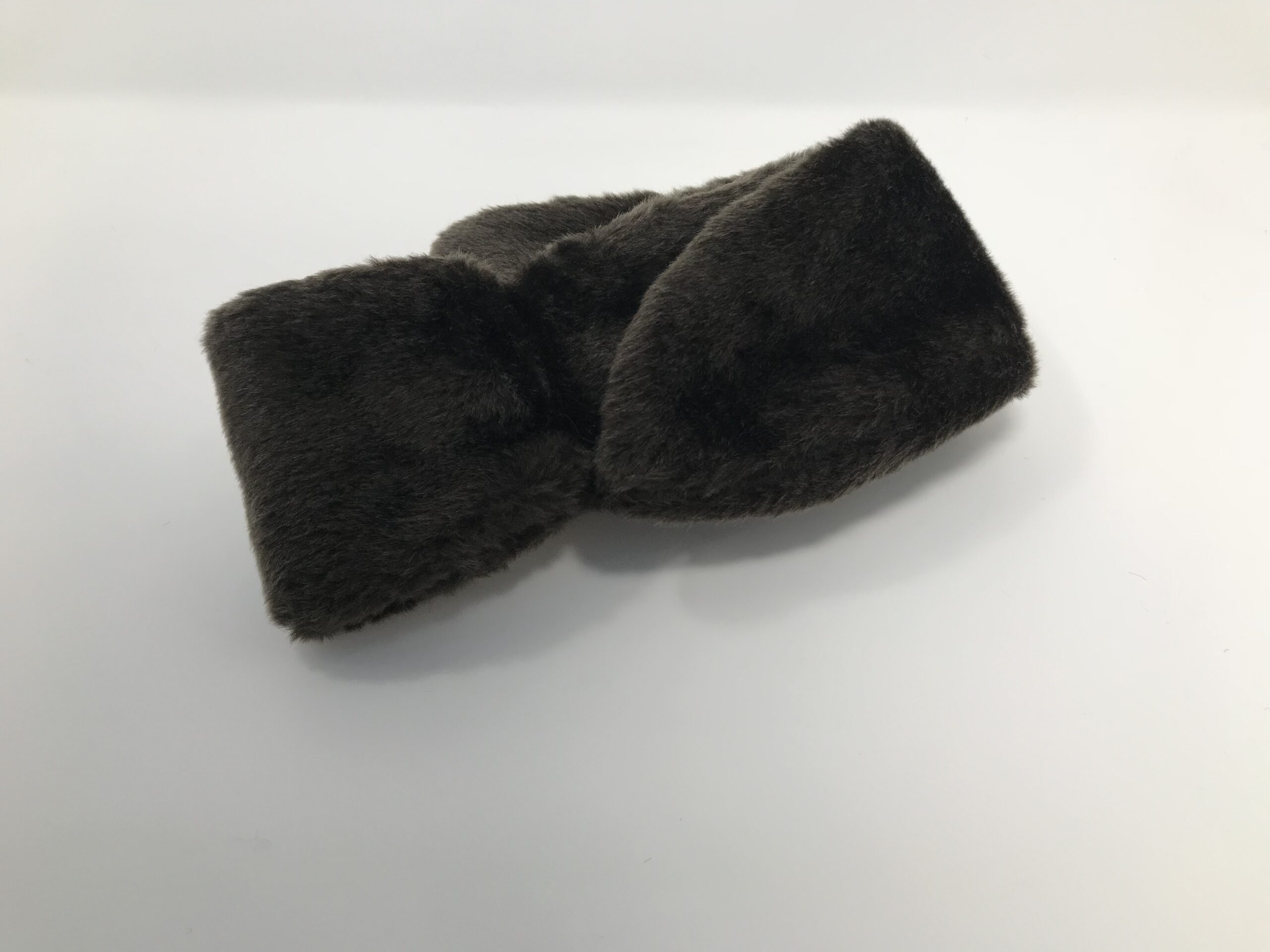 Plush Brown Faux Fur Hat and Scarf Set - Image 2