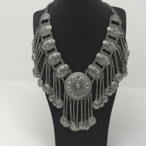 Boho Coin Statement Bib Necklace