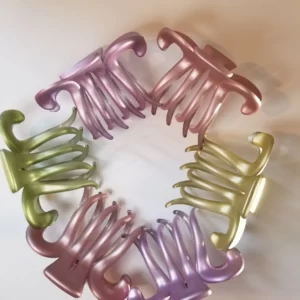 Fancy Claw Teeth Hair Clip 2pc Set (3 Colors)