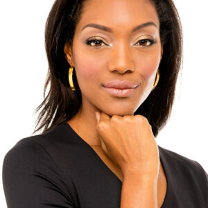 Statement Curved Bar Drop Earrings (2 Colors)