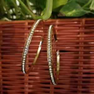 Trendy Hoop Earrings Set of 3 Pairs (2 Colors)