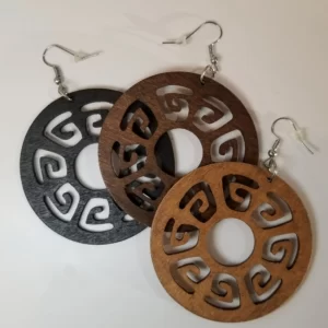 Geo Cutout Hoops (3 Colors)
