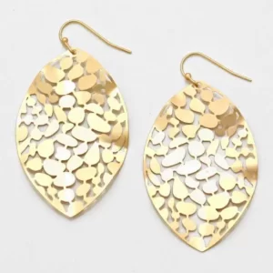 Cutout Leaf Earrings (2 Colors)