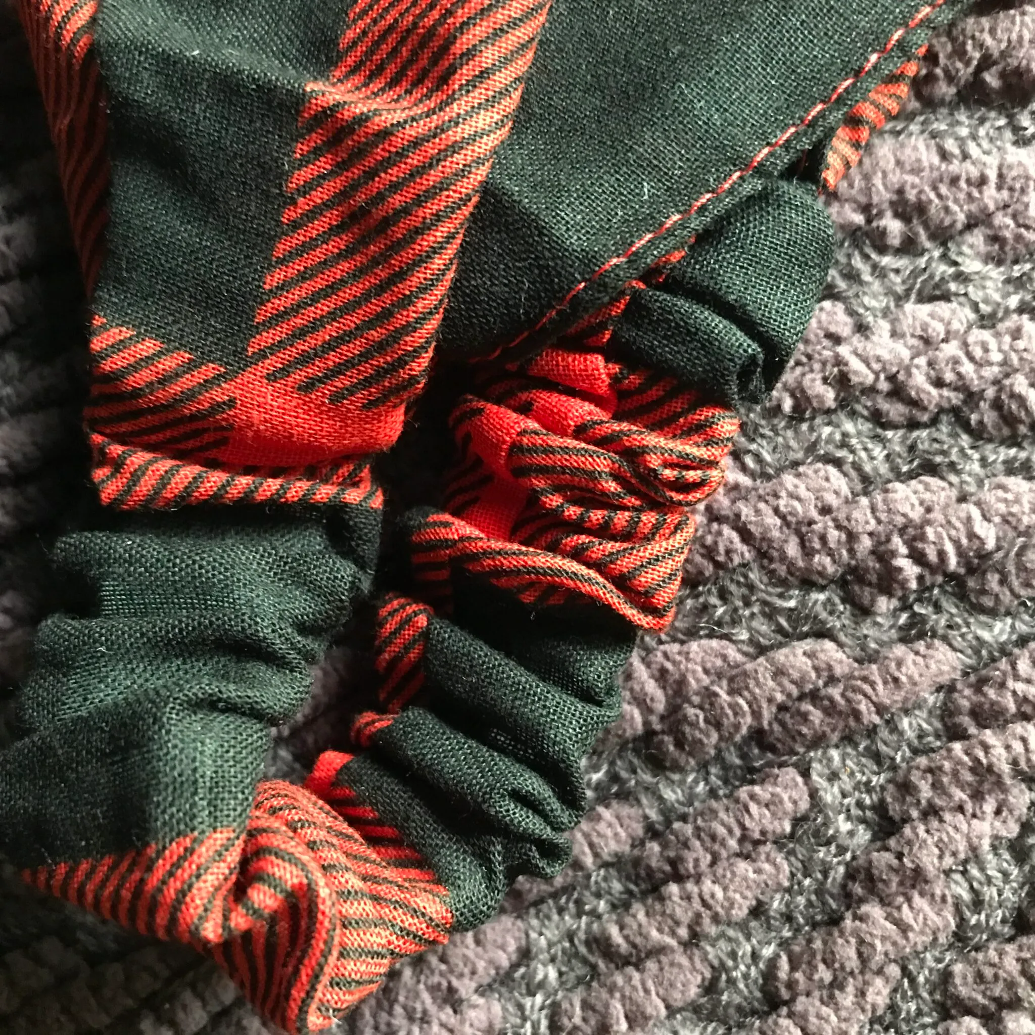 Buffalo Plaid Wide Cotton Headband) - Image 2