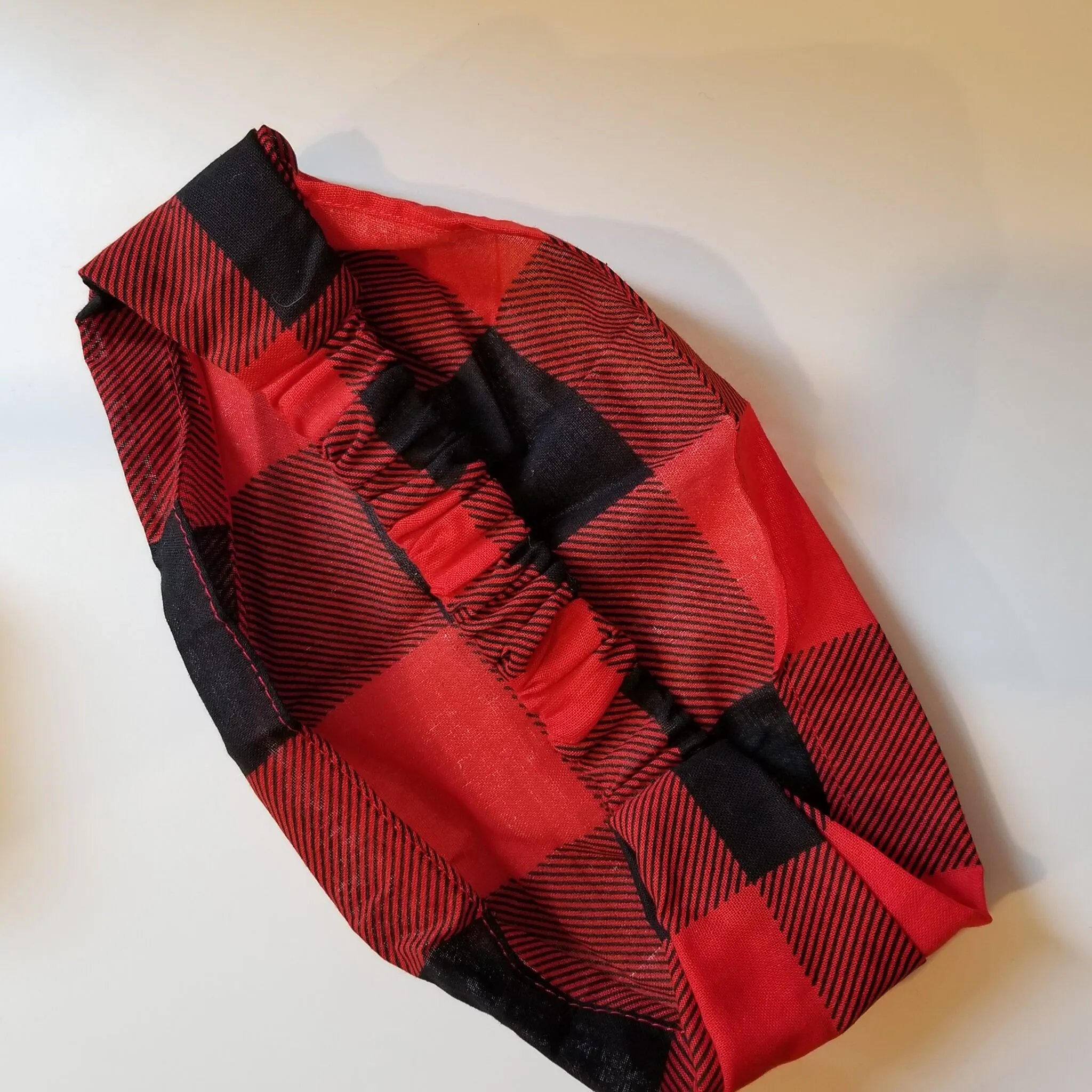 Buffalo Plaid Wide Cotton Headband) - Image 5