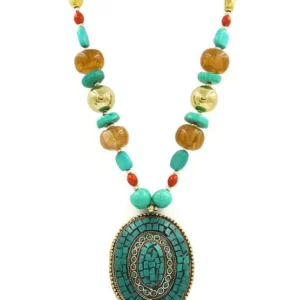 Chipped Stone Statement Necklace