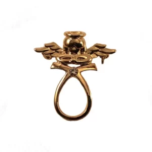 Gold Plated Angel Pin/Eyewear Holder
