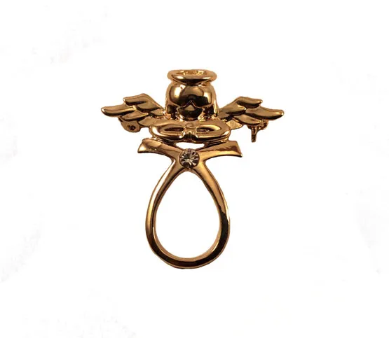 Gold Plated Angel Pin/Eyewear Holder
