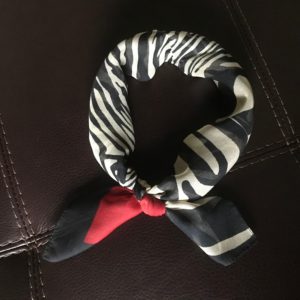 Square Zebra Print Scarf