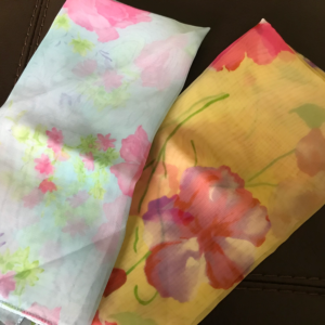 Floral Watercolor Print Scarf (3 Colors)