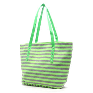 Jersey Striped Oversized Neon Tote (2 Colors)