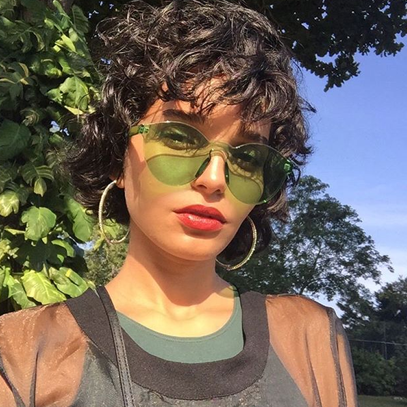 Chic Retro Modern Rimless Sunglasses (6 Colors) - Image 4