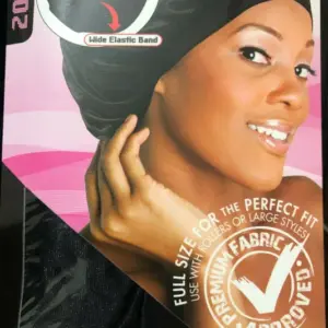 20" Large Magic Collection Wide Band Sleep Bonnet Cap (2 Colors)