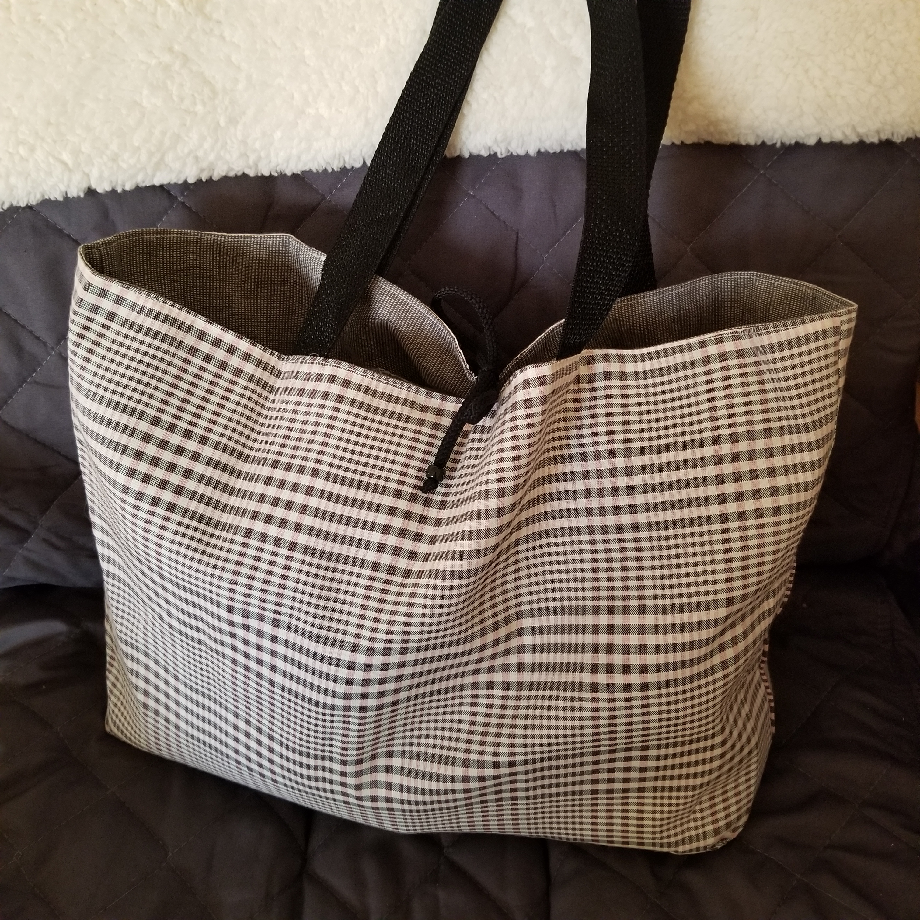 Eco-Friendly Handcrafted Large Reversible Print Tote