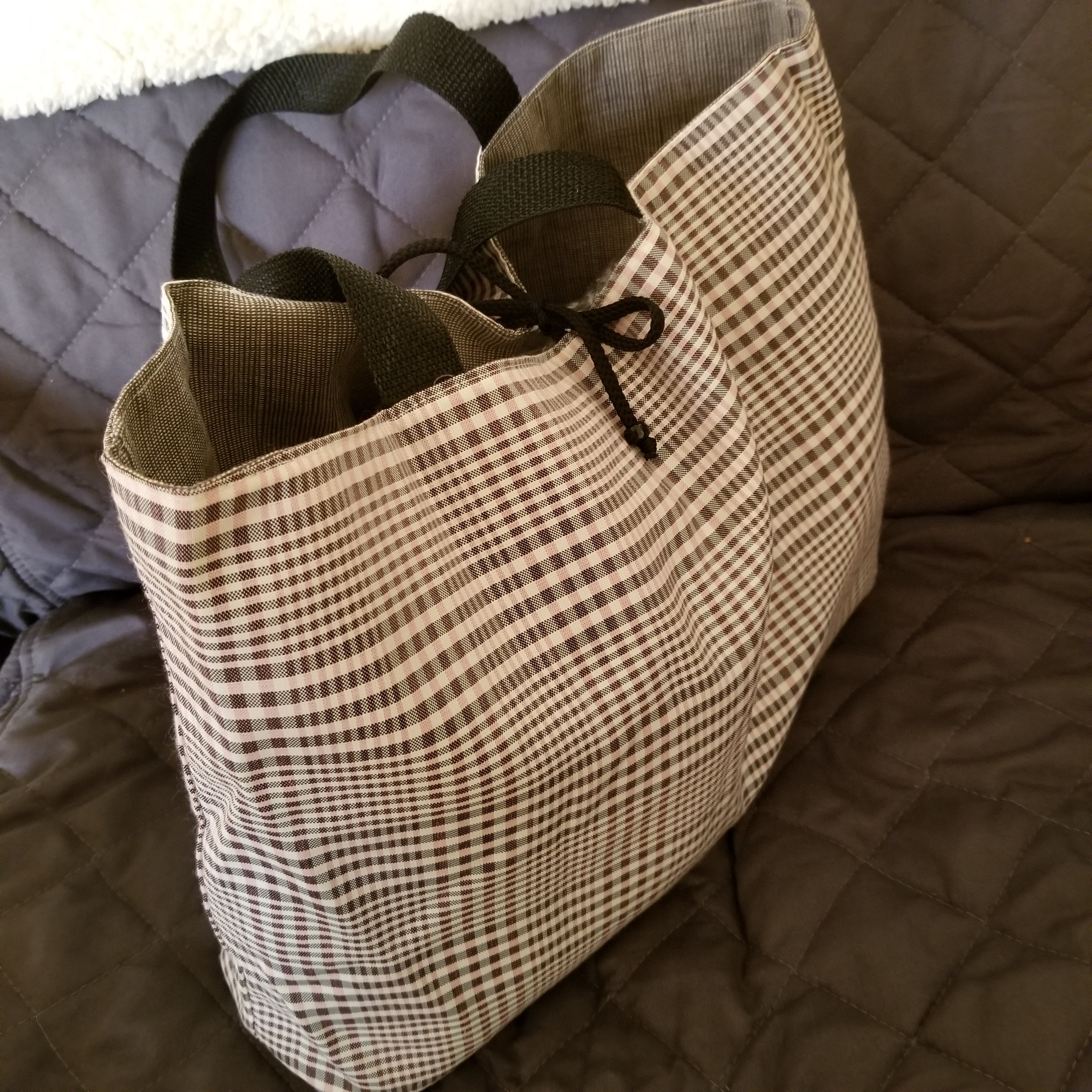 Eco-Friendly Handcrafted Large Reversible Print Tote - Image 8