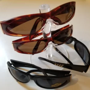 Gold Striped Sunglasses (4 Colors)