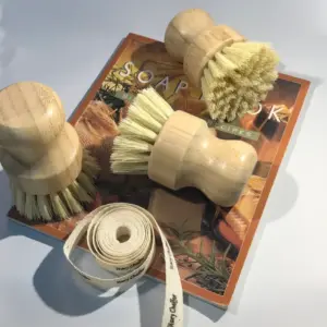 Natural Bamboo Eco Kitchen Scrub Brush