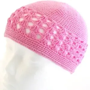 Kufi Beanie Cap - Pink