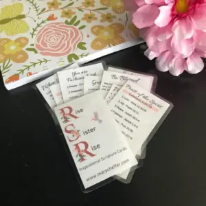 Rise Sister Rise Set Of 9 Spiritual Encouragement Cards