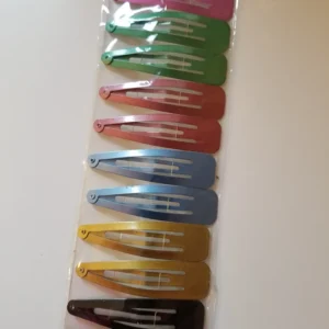 12 Pack Pretty Snap Clip Barrettes
