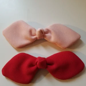 Knotted Bow Slide Clip Barrette (2 Colors)