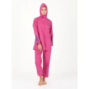 Full Coverage Modest Fuchsia 4PC Swimsuit