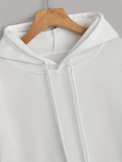 Pray Print Front Hooded Sweatshirt - Image 3