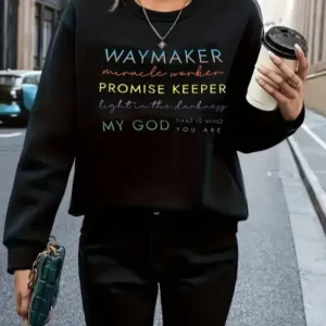 Waymaker Promise Keeper Graphic Print Sweatshirt