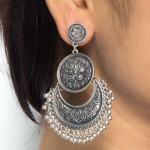 Boho Disc Drop Earrings