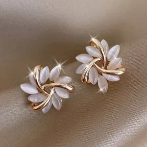 Stone Cluster Post Earrings (2 Colors)