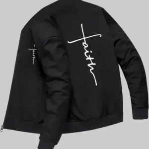 Men's Faith Graphic Print Jacket