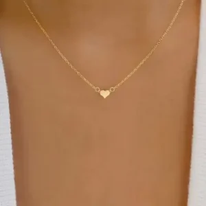 Minimalist Petite Heart Necklace