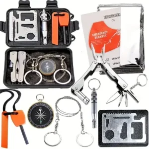 SHTF 8-In-1 Compact Survival Kit
