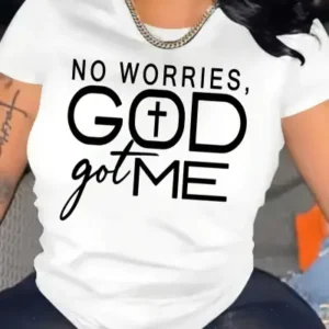 God Got Me Graphic Print T-Shirt
