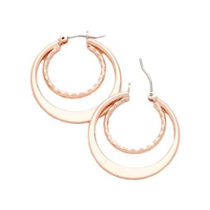 Double Ring Hoops
