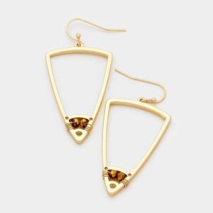 Geo Shaped Drop Earrings