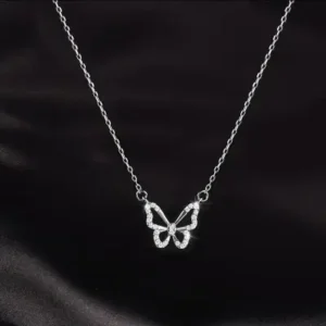 Crystal Butterfly Necklace