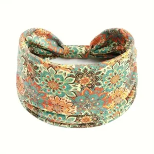 Floral Print Wide Knot Headband (3 Colors)