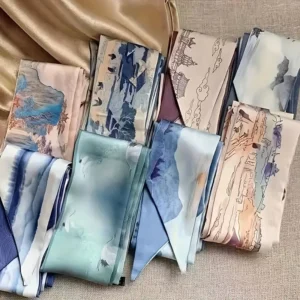 Lovely Watercolor Print Multi Fashion Scarf