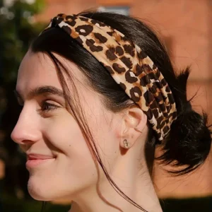 Classic Leopard Print Wide Headband