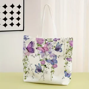 Ruth Floral Graphic Print Tote Bag
