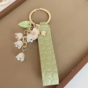 Lily Flowers Bag Charm Keychain
