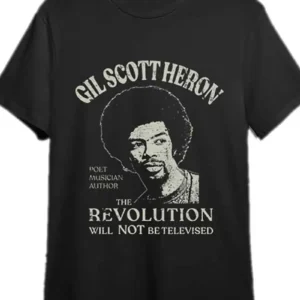 GSH The Revolution Will Not Be Televised Graphic Print T-Shirt
