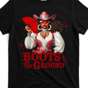 Boots on the Ground Graphic Print T-Shirt