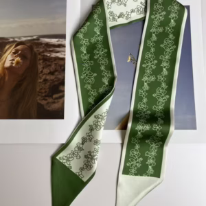 Emerald Green Mix Print Multi Fashion Scarf