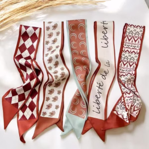 Rust & Wine Mix Print Multi Fashion Scarf