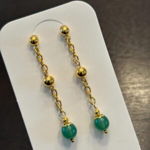 Mary Lou Beaded Drop Earrings