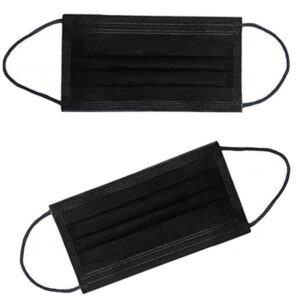 10Pcs Black Disposable 3 Ply Essential Face Masks