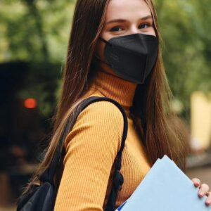 Black KN95 Essential Face Masks - 5 Pack