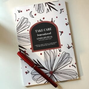 Take Care Inspirational Lined Journal: With Bible Scriptures
